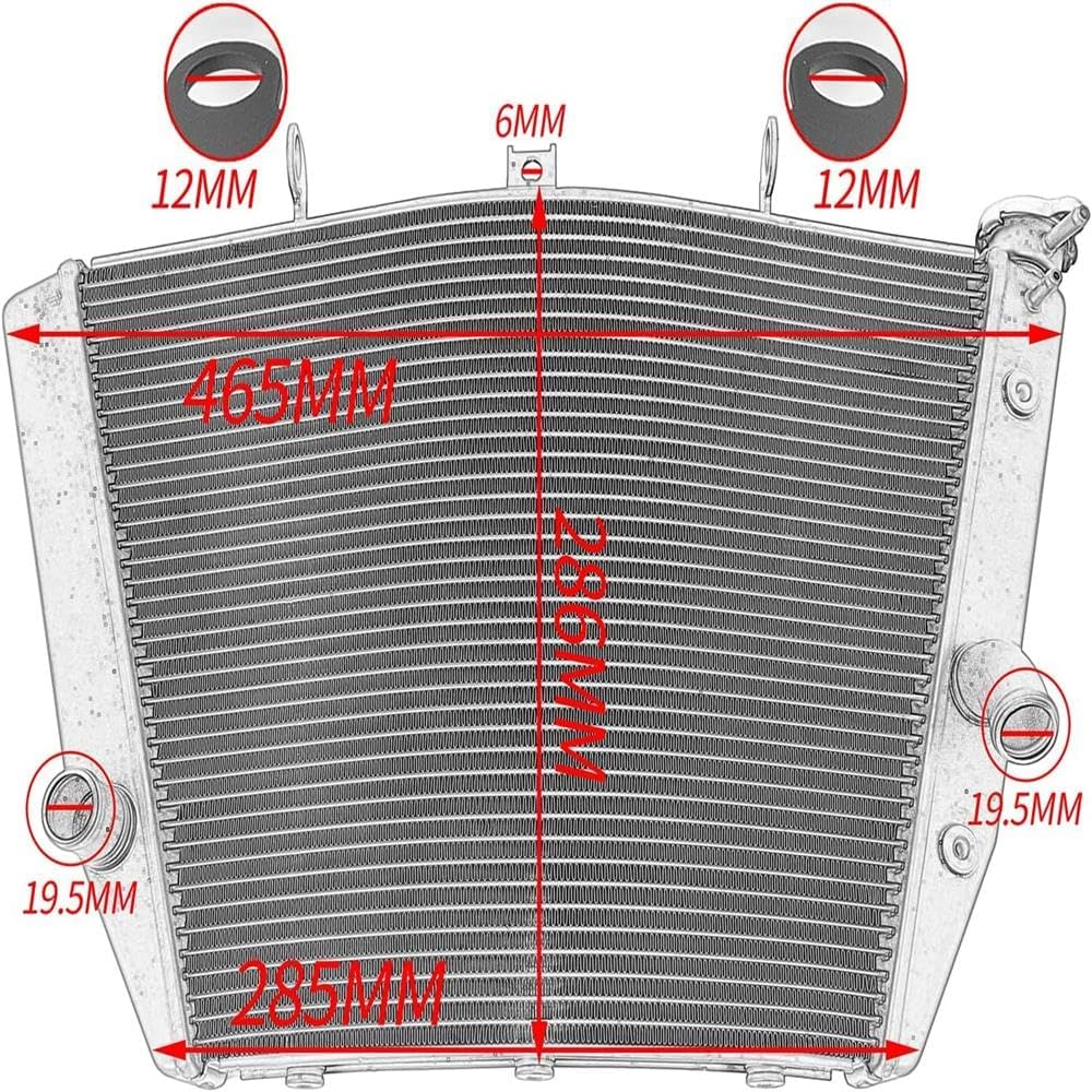 Motorcycle Replacement Radiator Cooling Cooler Fit For GSXR1000 K17 2007 2008 Engine Water Accessories