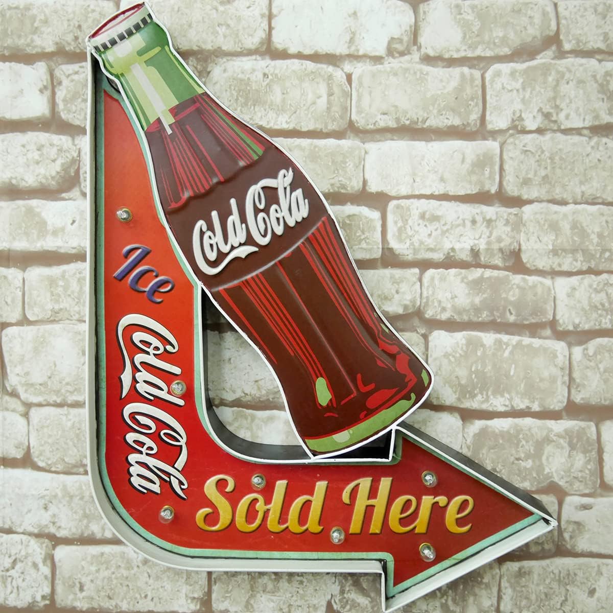 レトロなコカコーラ吊り下げ看板