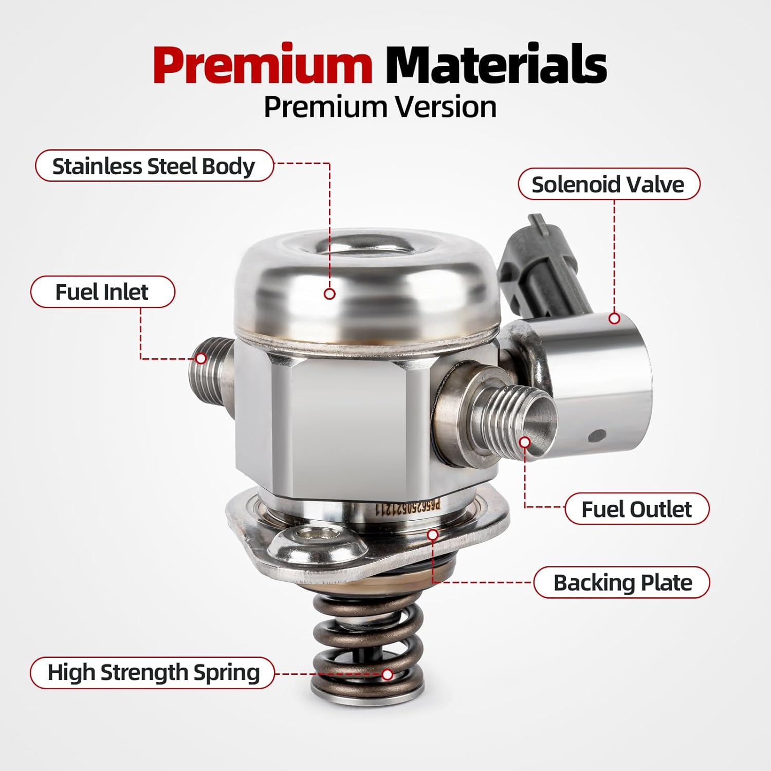High Pressure Fuel Pump Compatible with Ford Escape 2013-2016, Fusion 2013-2014, Transit Connect 2014-2016, Fiesta 2014-2019, L4 1.6L Replace BM5Z9350A BM5G9D376BB