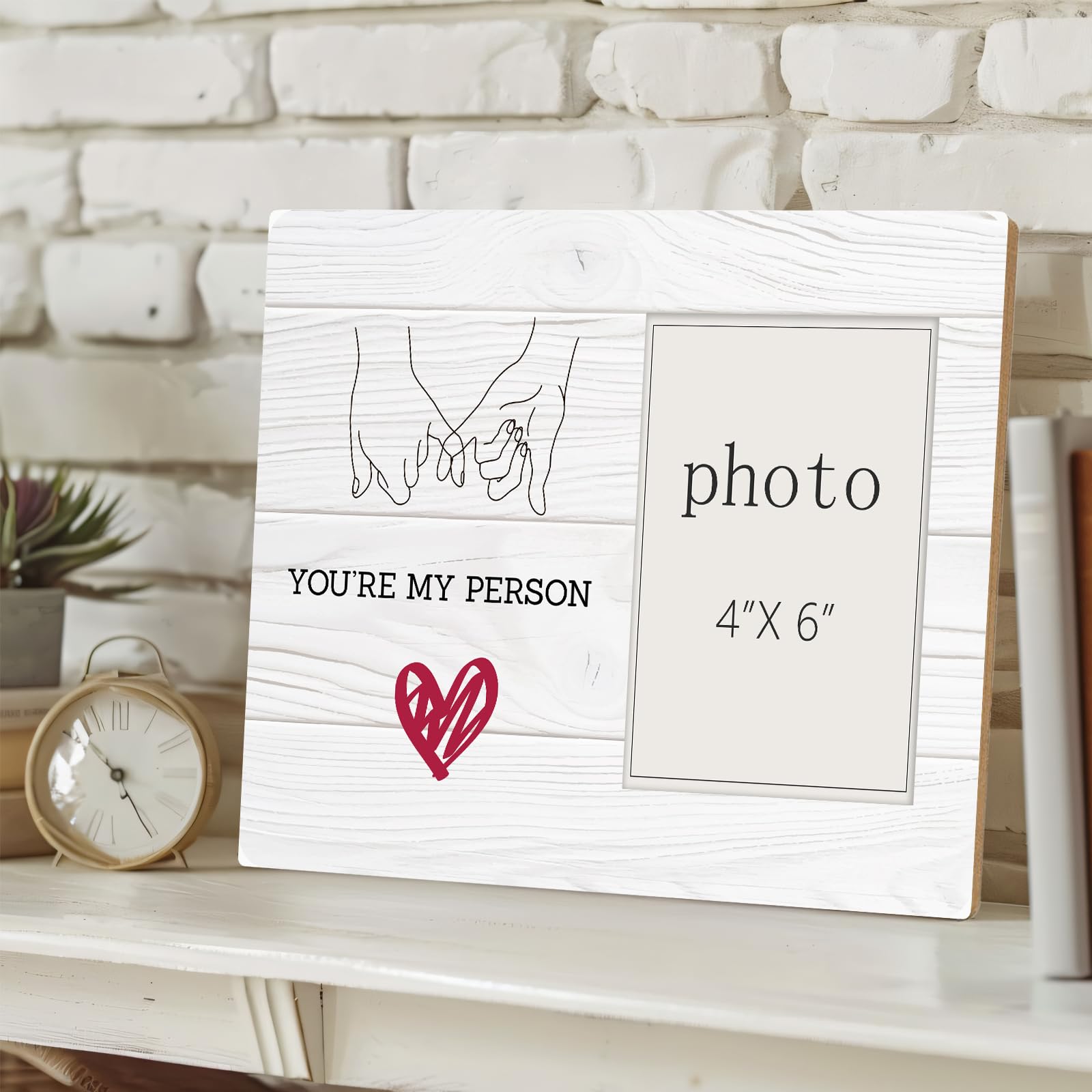 You're My Person Gifts ramka na zdjęcia, ramka na zdjęcia, prezent dla najlepszej przyjaciółki, prezent urodzinowy dla przyjaciół, przyjaciół BFF, prezenty przyjaźni na odległość, ekspozycja ścienna
