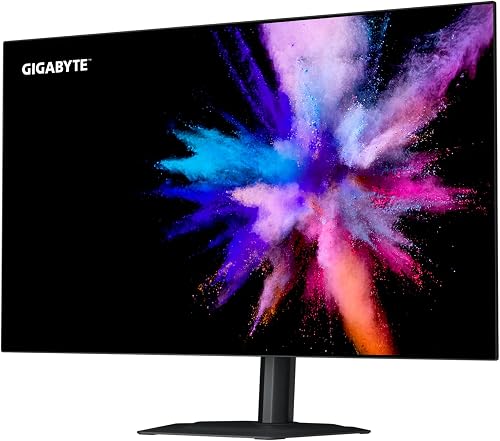 GIGABYTE GO27Q24G Moniteur Gaming OLED 27” 2K QHD - 2560 x 1440, 240Hz, 0.03ms, 275 CD/m², FreeSync Premium, G-Sync Compatible, HDMI 2.1, DisplayPort 1.4 - 2