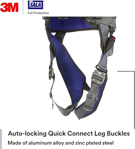 Miniatura 9 de 3M DBI-SALA - Arnés de seguridad para escaladaposicionamiento de distribución de peso, protección contra caídas, OSHA, ANSI, espalda, anillos en D