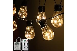 HUGSVIK Battery Powered Outdoor String Lights