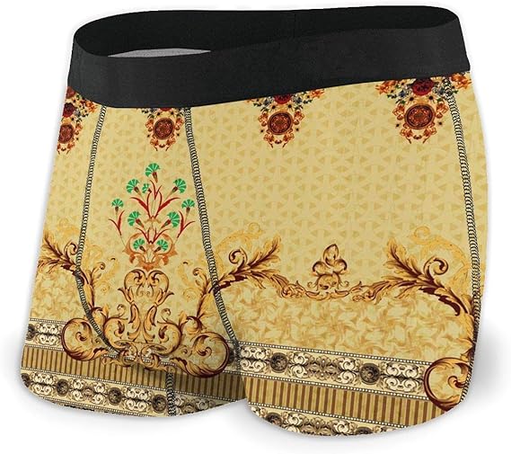 Traditional Indian Men's No Ride Up Compression Boxer Brief Soft Comfy