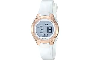 Women's Digital Chronograph Resin Strap Watch: Timekeeping with Precision and Style