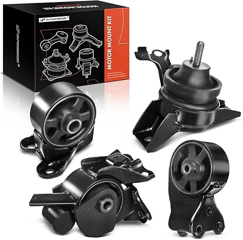 A-Premium Kit de montaje de motor y transmisión de 4 piezas transmisión automática Compatible con Hyundai Elantra 2001-2006, Tiburon 2003-2005, L4