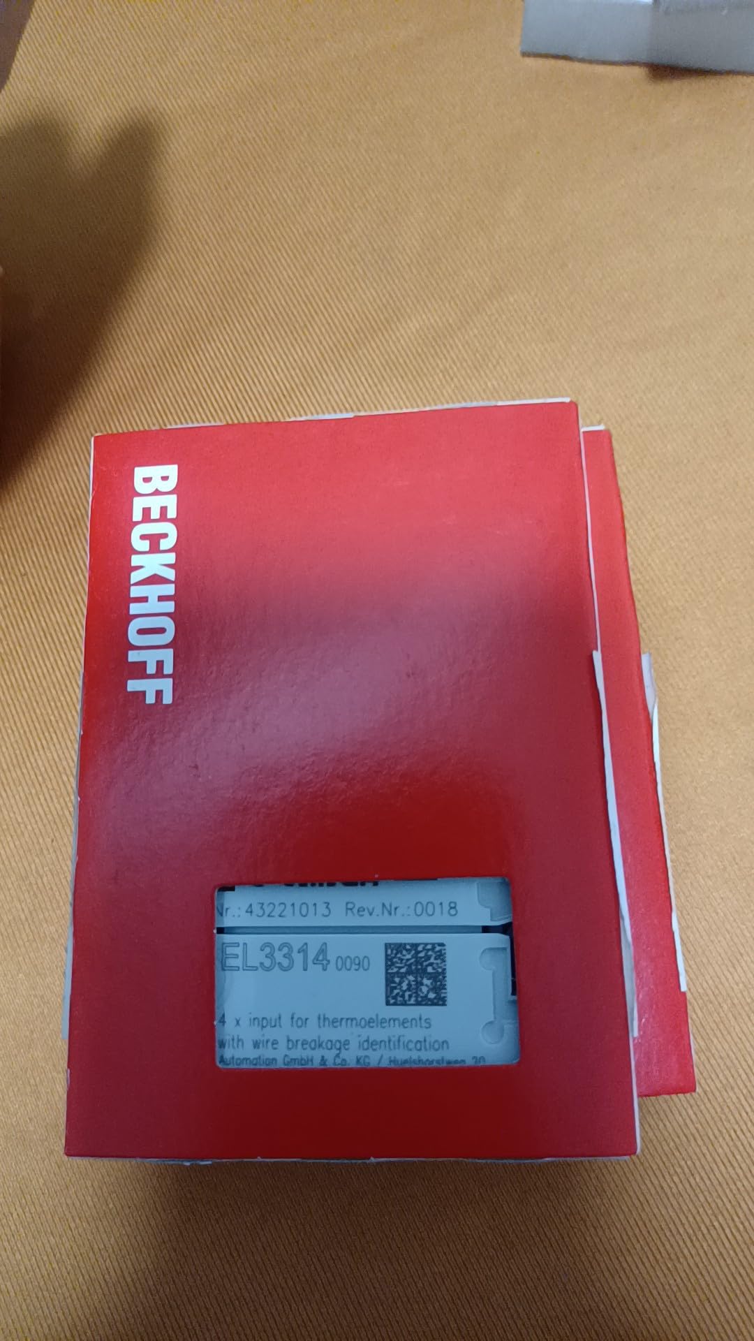 EL3314-0090 Remaining unutilized Spare Parts for Projects