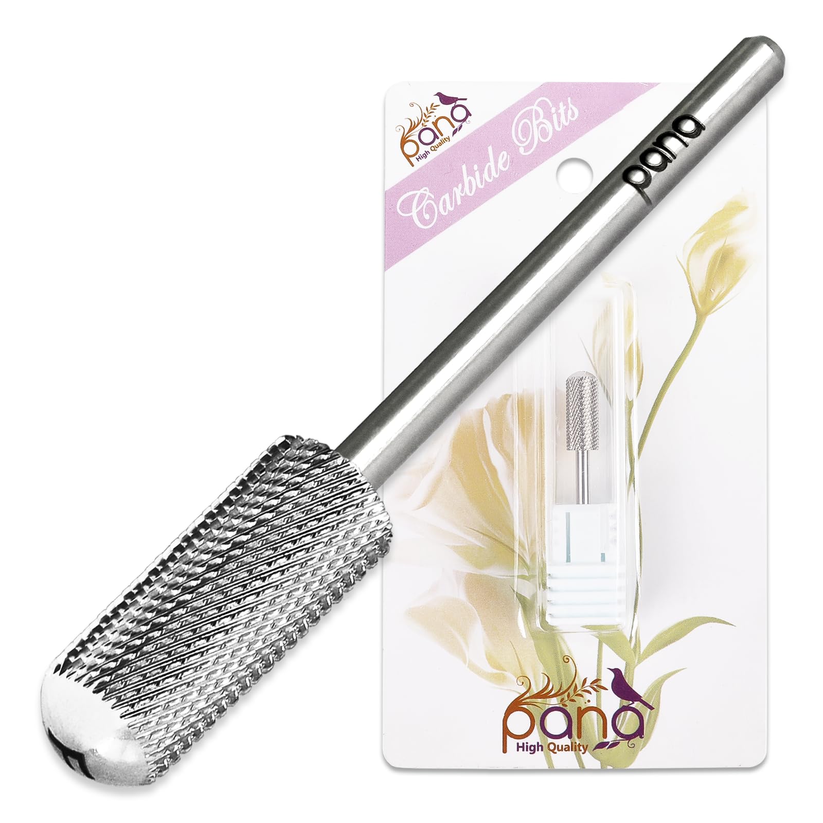 PANA 3 32 Small Smooth Round Top Safety Carbide Nail Drill Bit for Gel Polish Acrylic Removal Nail