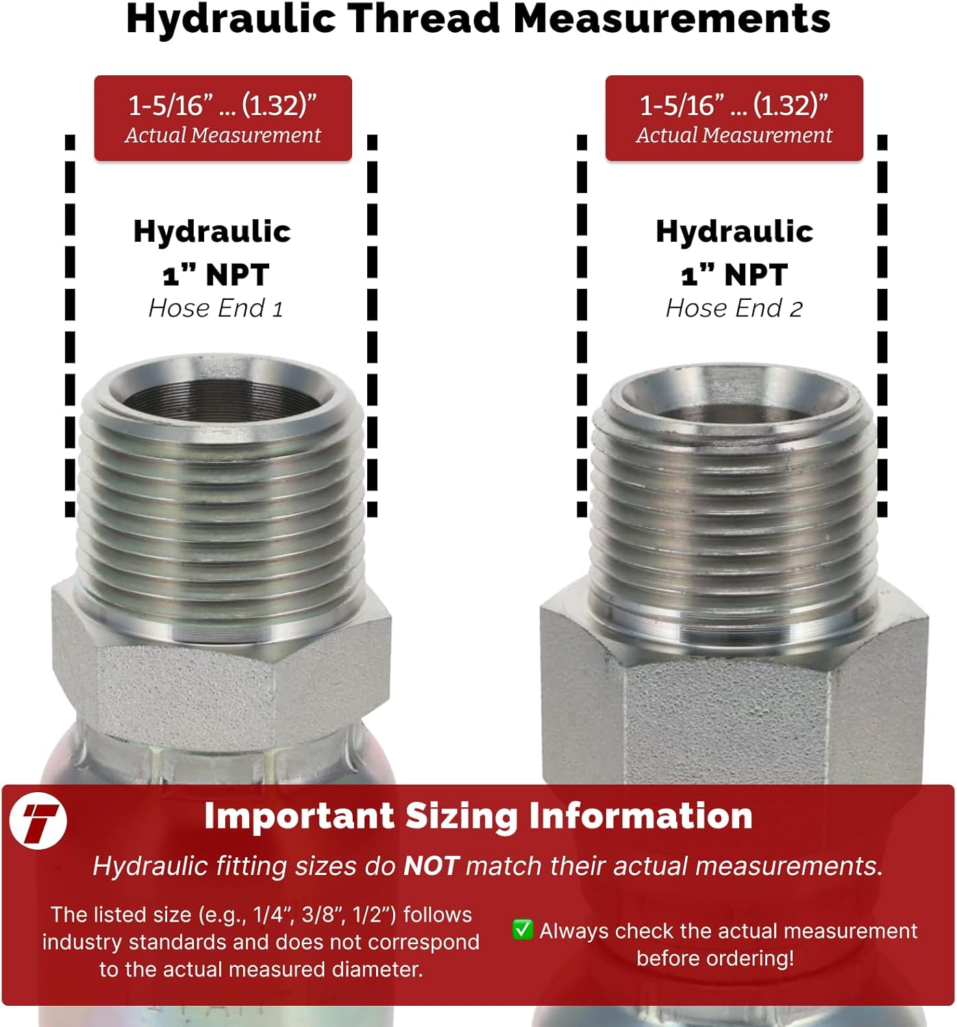 TITAN FITTINGS | FA-UFW16-NPT-NPTX-96 Inch | Assembly: 1" Ultraflex Hose with 1" Male Ends: NPT x NPT Swivel, 96" long (3,270 psi)