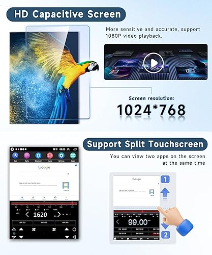 Miniatura 6 de 4Core+64G para Ford Focus 2012 2013 2014 2015 2016 2017 2018 Radio estéreo de coche con Carplay inalámbrico Android Auto, WiFi 9.7 pulgadas 1080 p