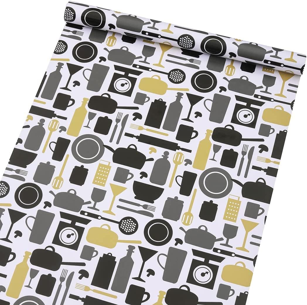 Self Adhesive Vinyl Shelf Drawer Liner for Kitchen