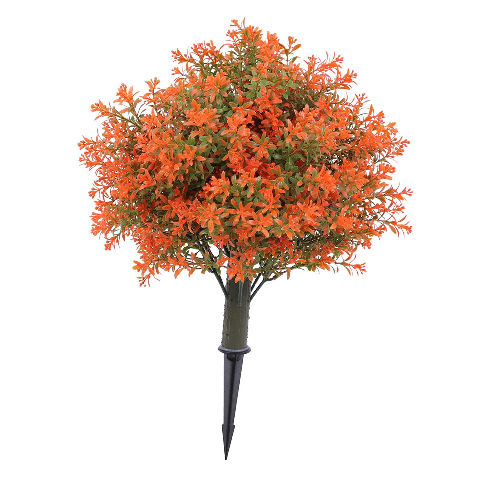 Sztuczne Topiary Drzew Kulistych 19,69 Cala Zestaw 2 żywych Sztucznych Krzewów z Kolcami Naziemnymi do Patio w Ogrodzie