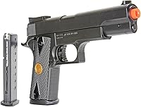 Vista 6 de BBTac Airsoft Gun Package Desert Raider - Powerful Spring Rifle, Pump Action Shotgun, SMG, Two Pistols and BB Pellets, Preimum Airsoft Starter Pack