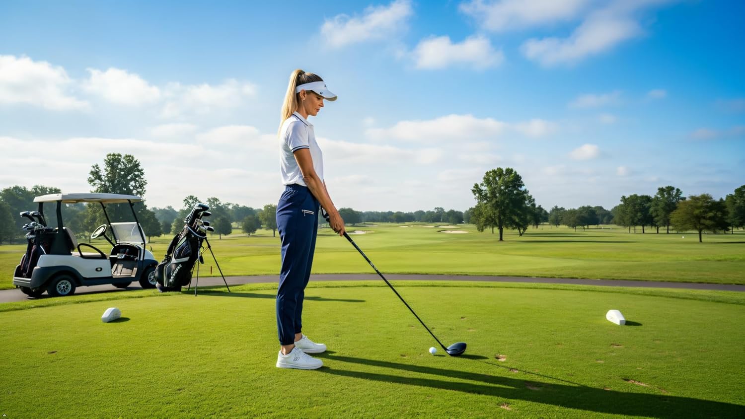 Haowind Joggers for Women with Pockets Elastic Waist Workout Sport Gym Pants Comfy Lounge Yoga Running Pants - Image 8