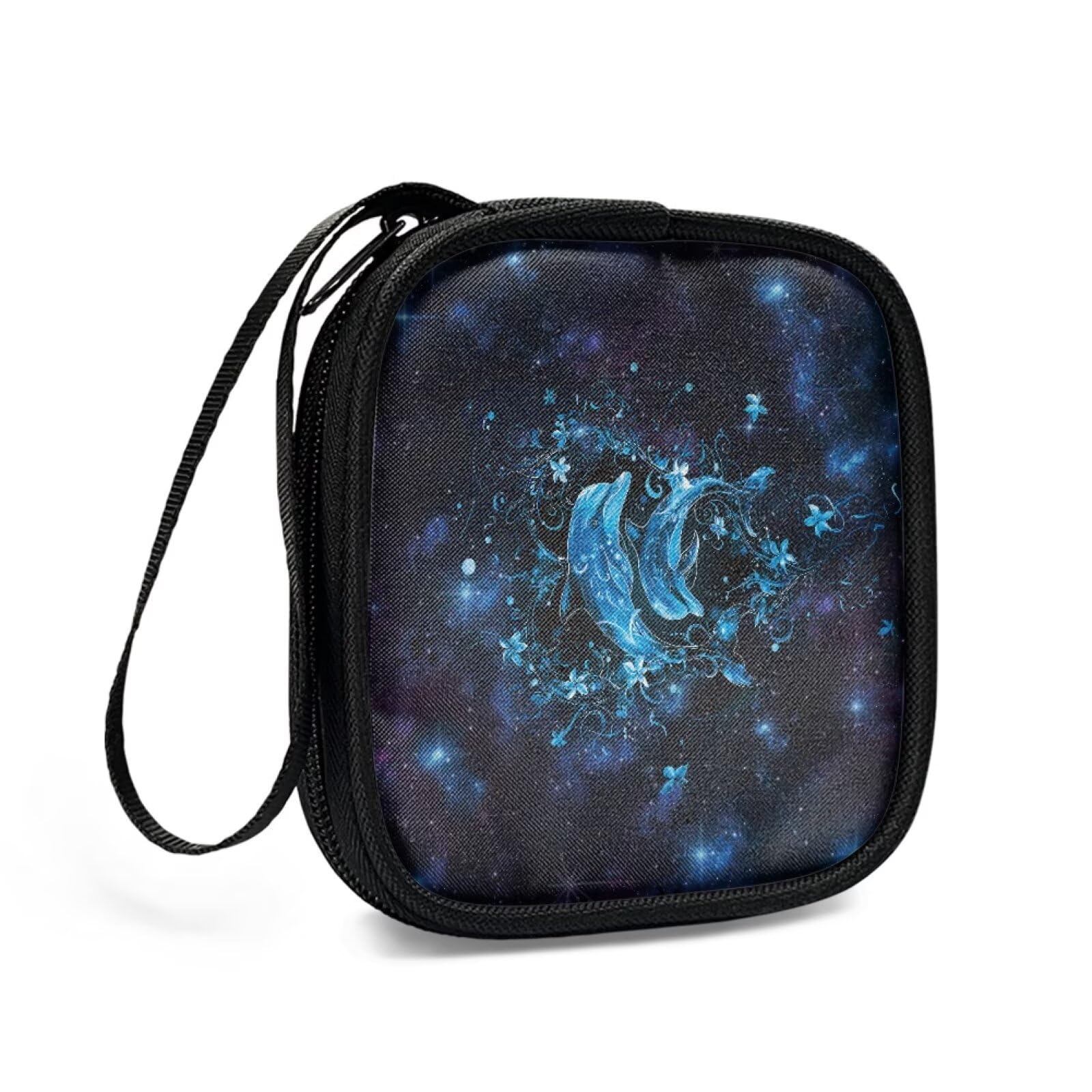 Biyejit Whale - Custodia per cuffie leggera, portatile, organizer per auricolari, accessori digitali per il trasporto di viaggi