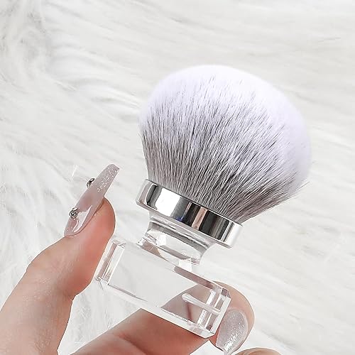 ANGNYA Cepillo de polvo de uñas para uñas acrílicas, cepillo de polvo para arte de uñas, cepillo de limpieza de uñas, brochas de maquillaje,