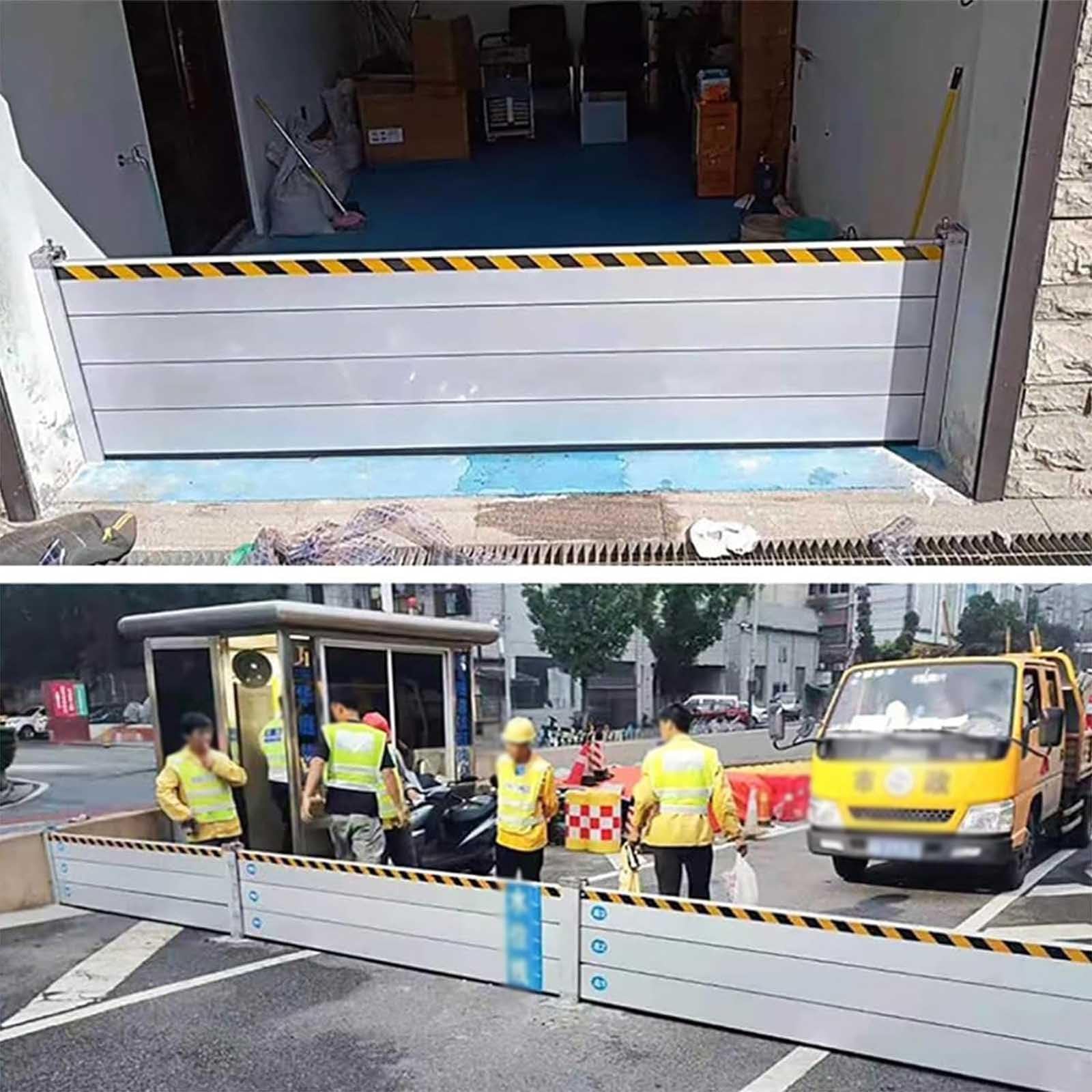 Genérico Burlete Puerta Garaje Barrera Anti Inundaciones Reutilizable Deflector De Barrera contra Inundaciones para Hogar Garaje Puertas Portón Temporal Barreras De Prevención
