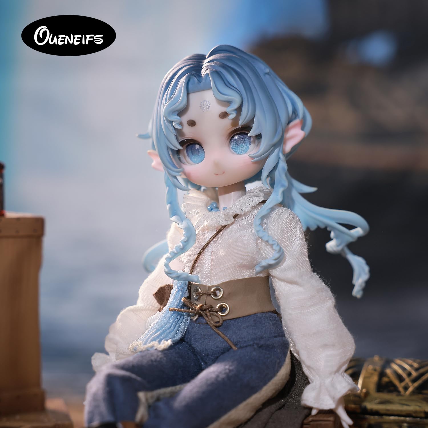 Oueneifs BJD Doll Mittelalterliche Piraten Serie 1/8 Blind Box Captain Sea Warrior 3-teilige modische Sammelfigur (zufällig gesendet, keine Wiederholung)
