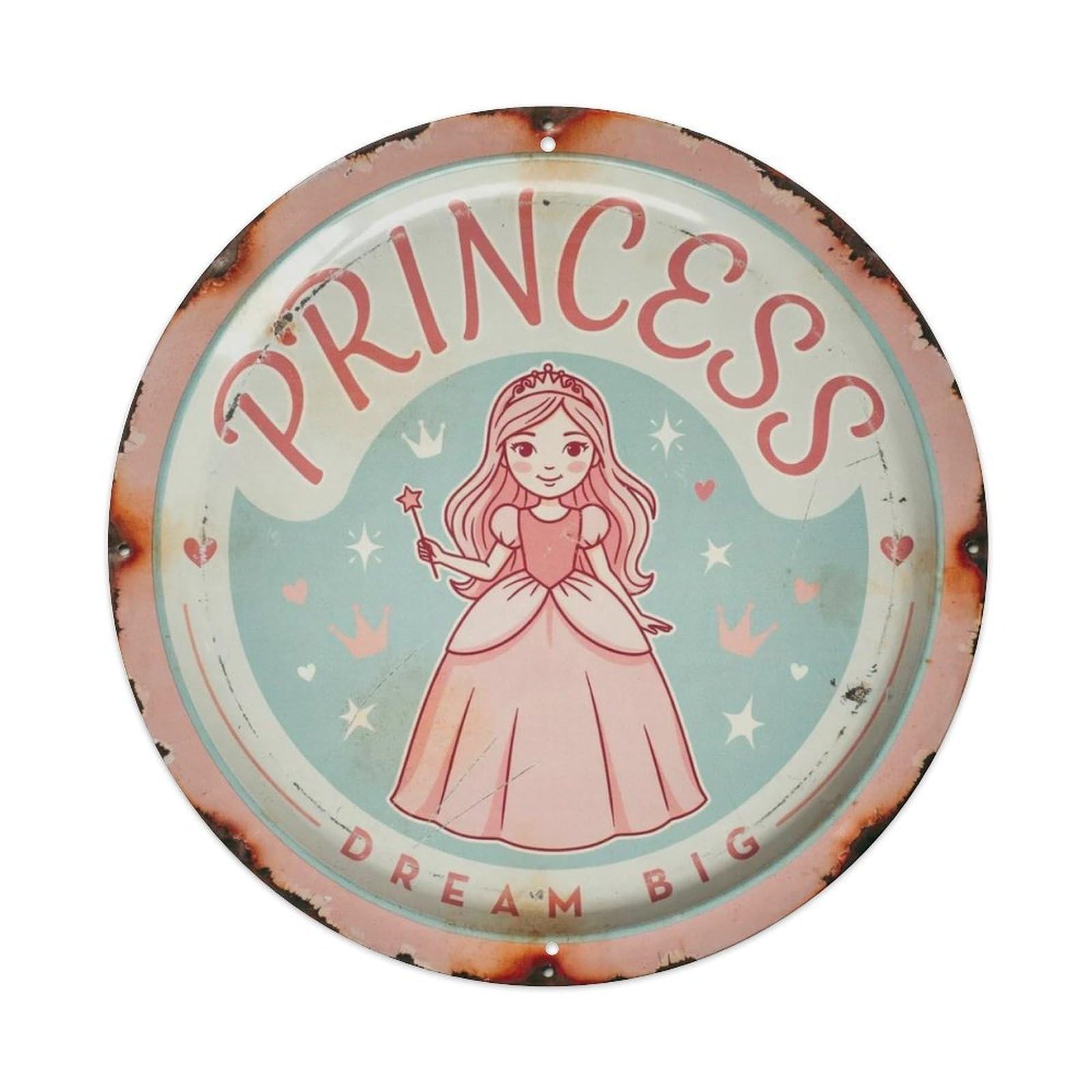 Vintage-Fairy-Tale Metal Tin Sign Plaque