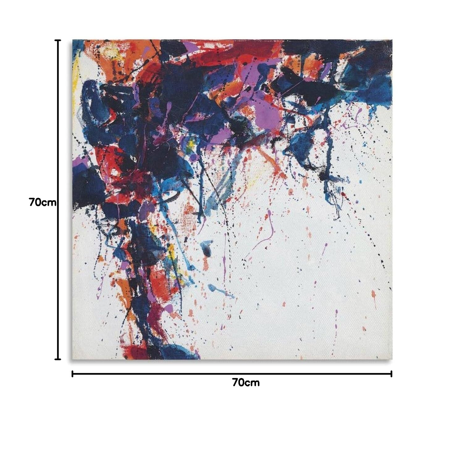 Amazon.co.jp: サム・フランシス《無題、1958》抽象油絵アートワーク