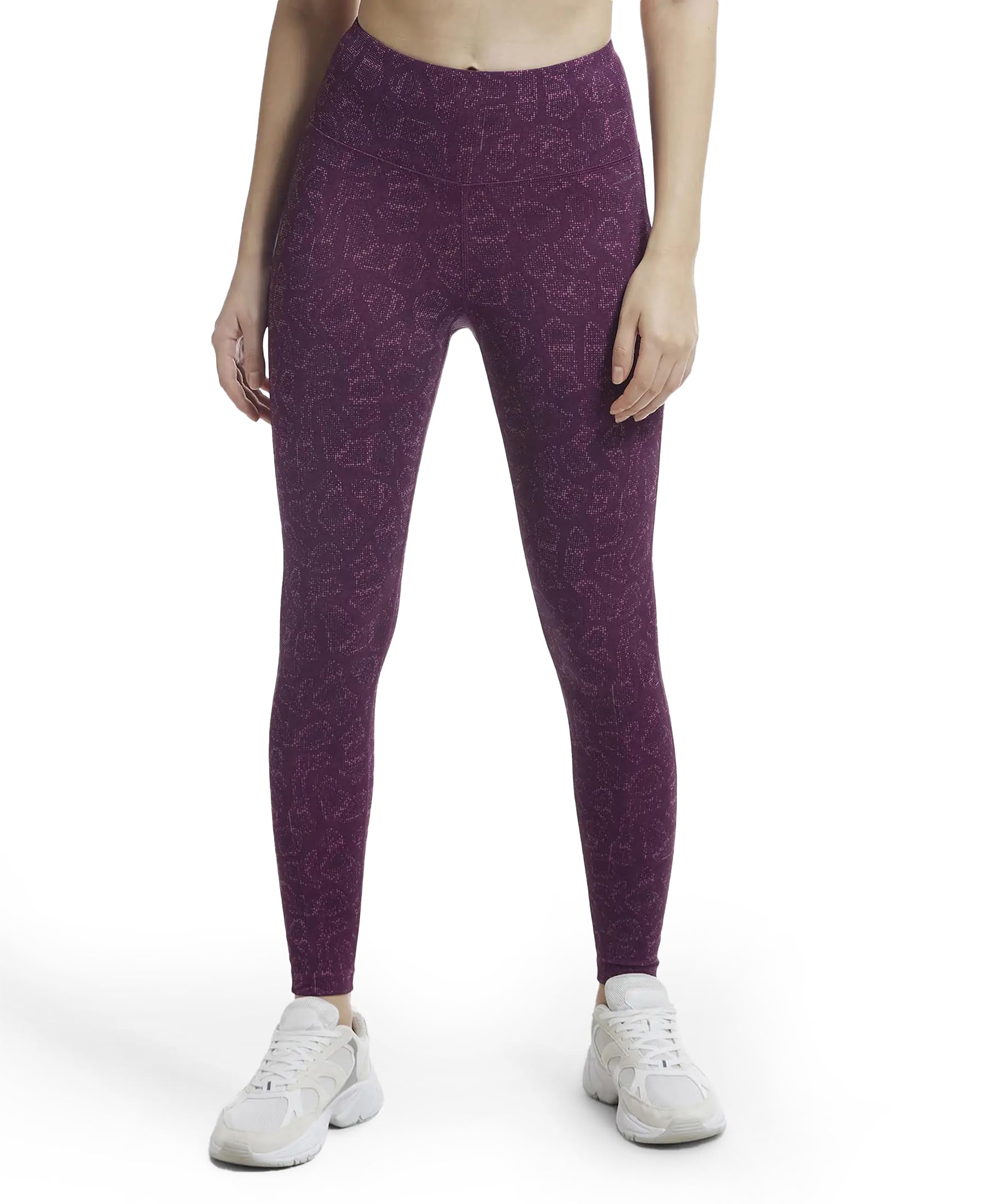 jockey MW68 Women's Microfiber Elastane Active Wear Stretch Performance High Rise 7/8th Leggings with Back Waistband Pocket and Stay Dry Technology-picture-38