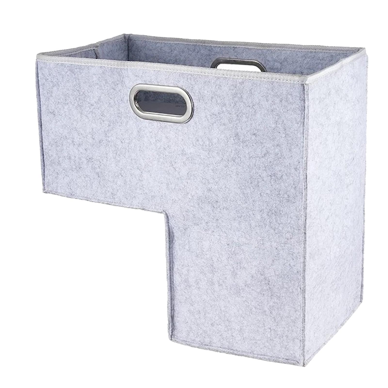 Cesta plegable para escalera, organizador de almacenamiento para escalones, bolsa de almacenamiento para escaleras, organizador de almacenamiento de escaleras, cesta grande de fieltro para juguetes,