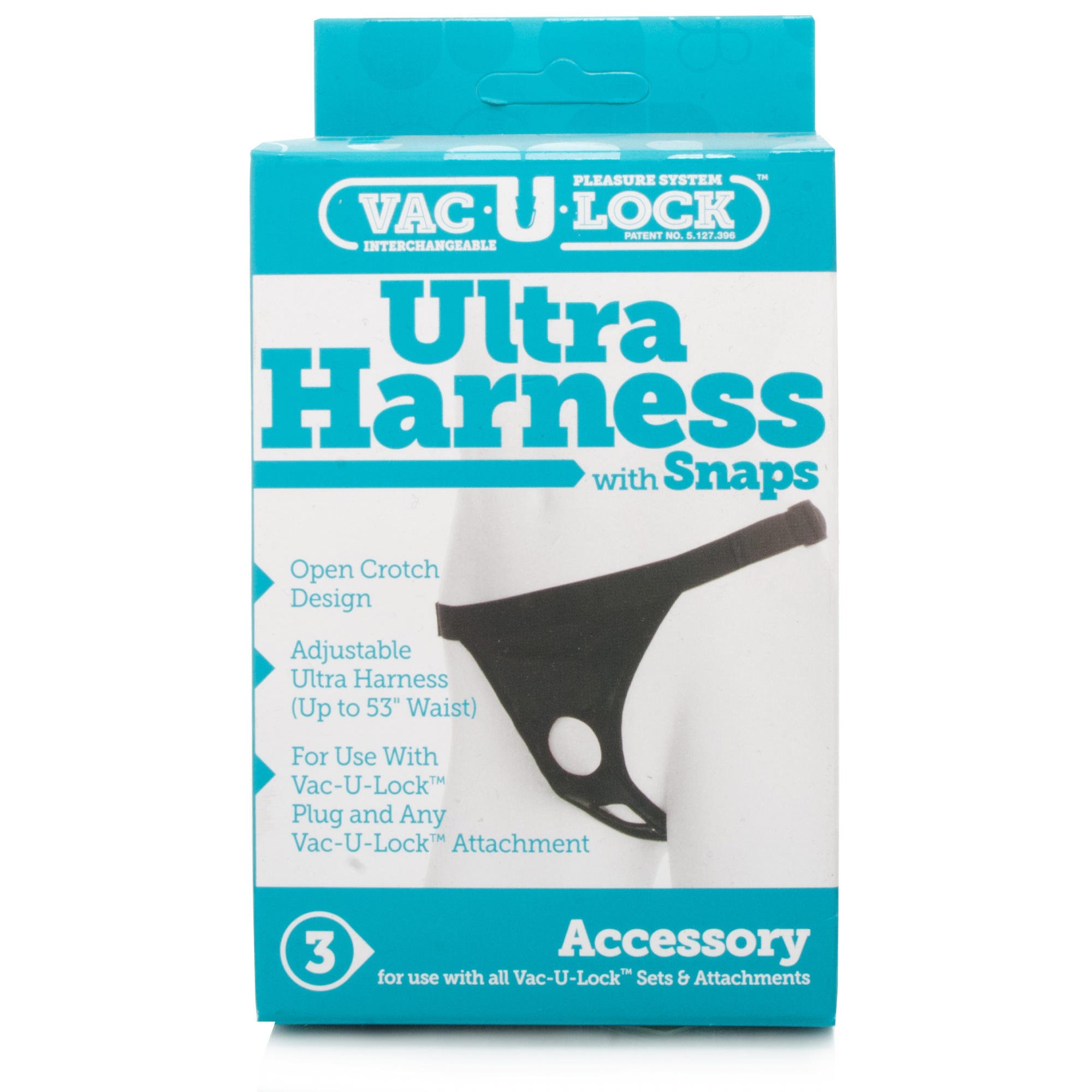 Harnais Vac-U-Lock Luxe Par Doc Johnson - Sextoy Unisexe Avec Ceinture à Godes - Neuf