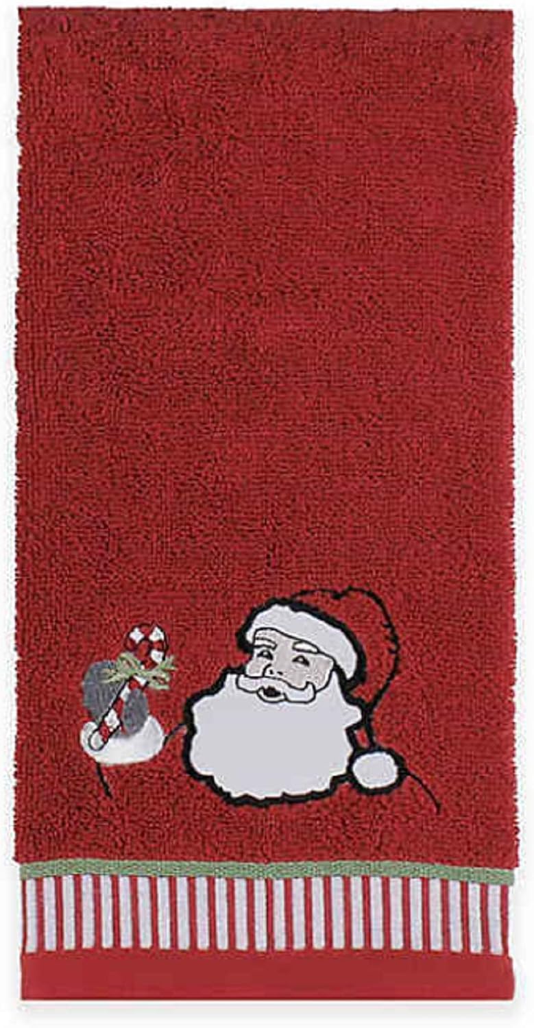 Winter Wonderland 16" x 25" Santa Hand Towels Home & Kitchen