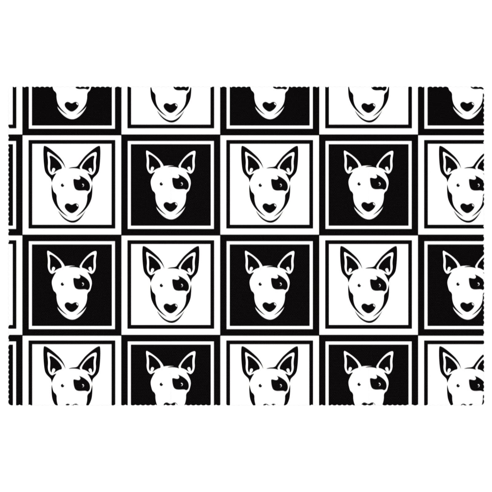Sets de table anti tache et chaleur Bull Terrier pour protéger votre mobilier