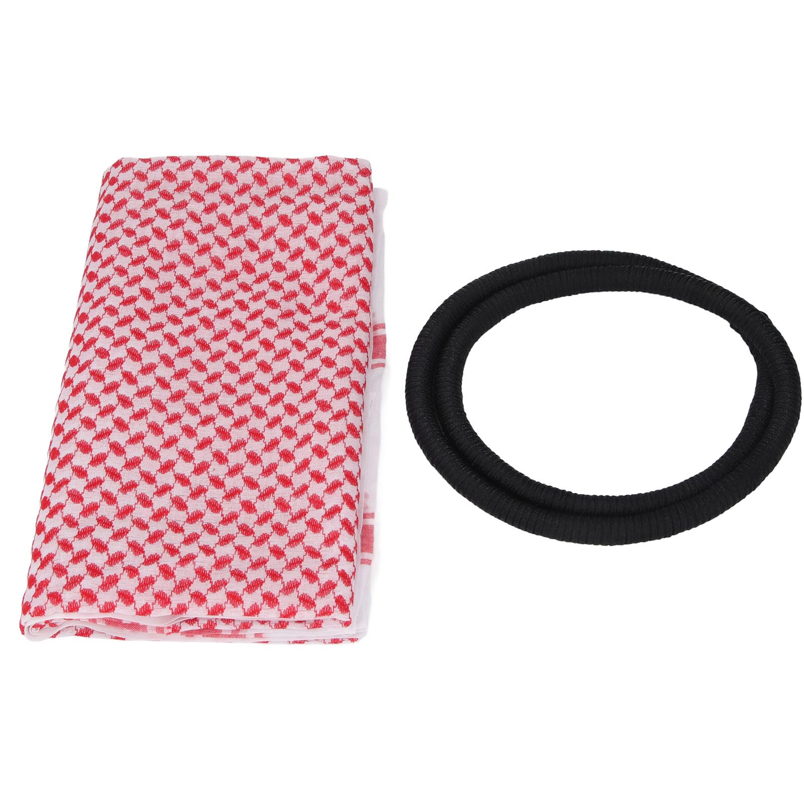 Muslim Head Scarf, Soft Breathable Arabia Men Headscarf Black Headband for Daily Wear Formal Events