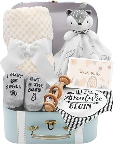 Baby Shower Gifts, Baby Boy Gifts Basket Includes Newborn