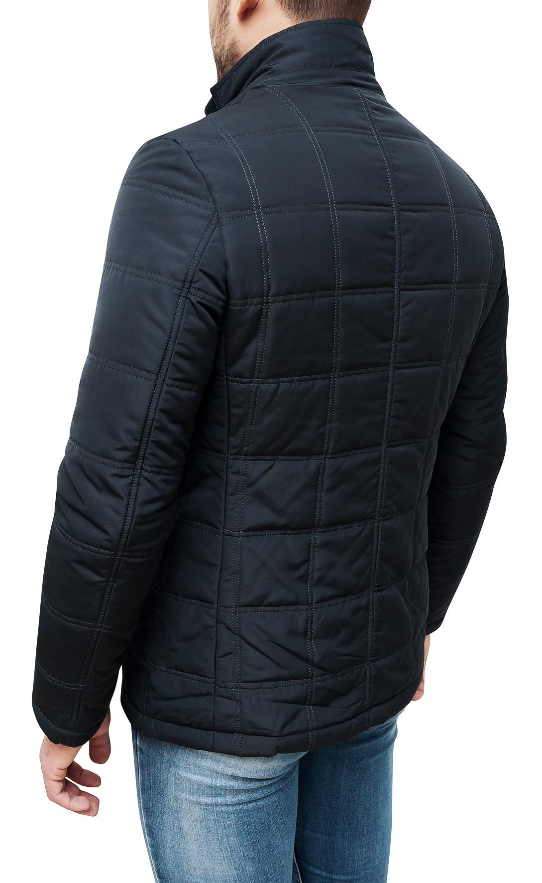 Evoga Giubbotto Piumino Uomo Sartoriale Trench Giacca Soprabito Invernale
