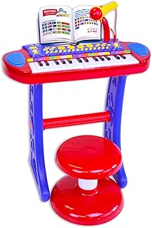 Bontempi 13 3240 Elektronische Orgel mit Beine/Hocker und Mikrofon