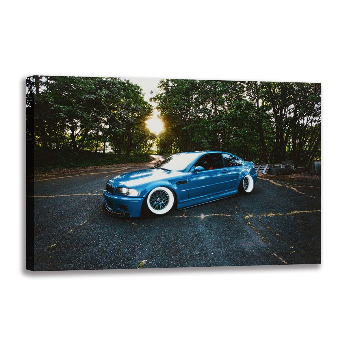 Cadre Peinture Moderne BMW M3 Pour Décoration Chambre Ado
