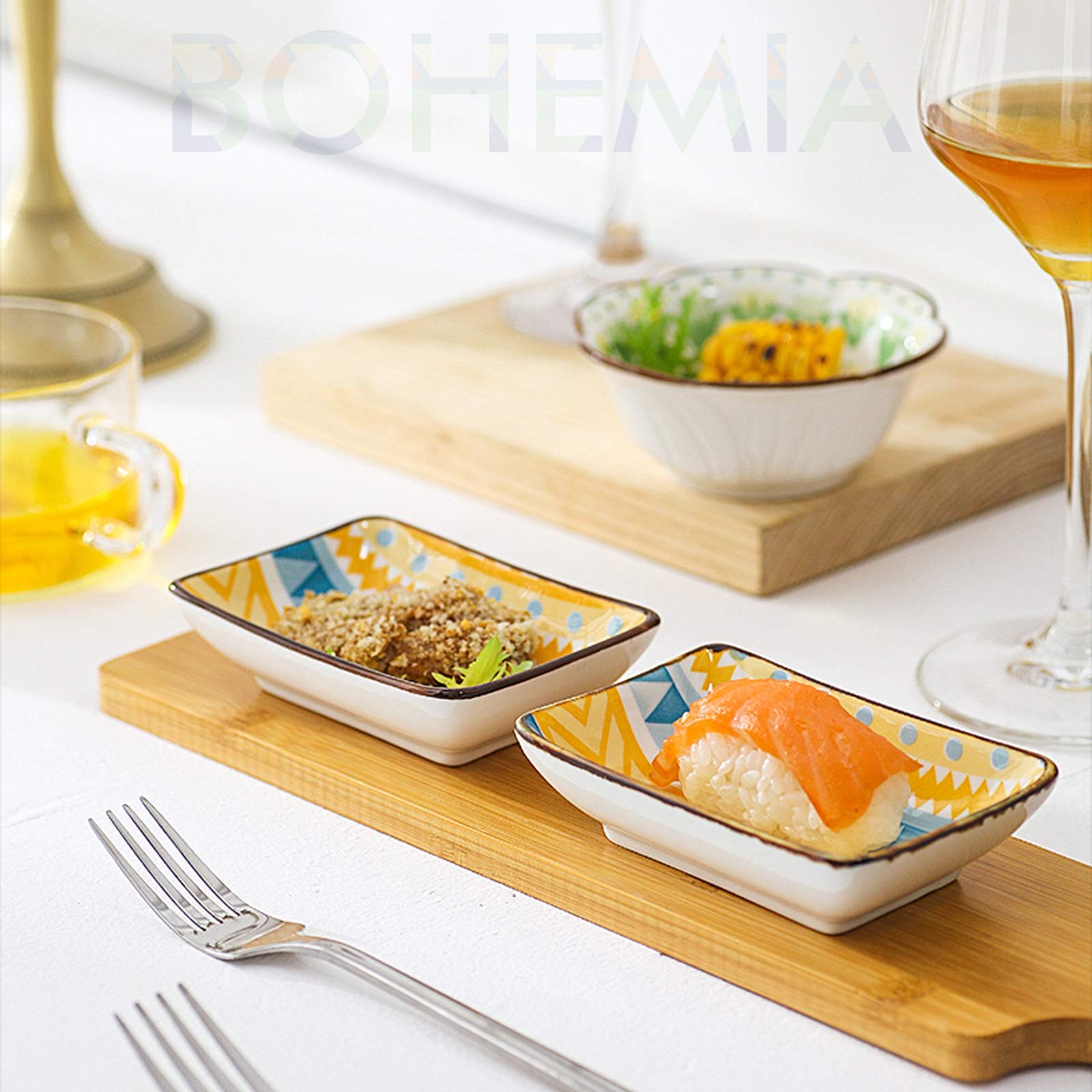 Sauce Gericht 4 stücke Langlebig Keramik Gewürz Küche Haushalt Snack Multifunktionale