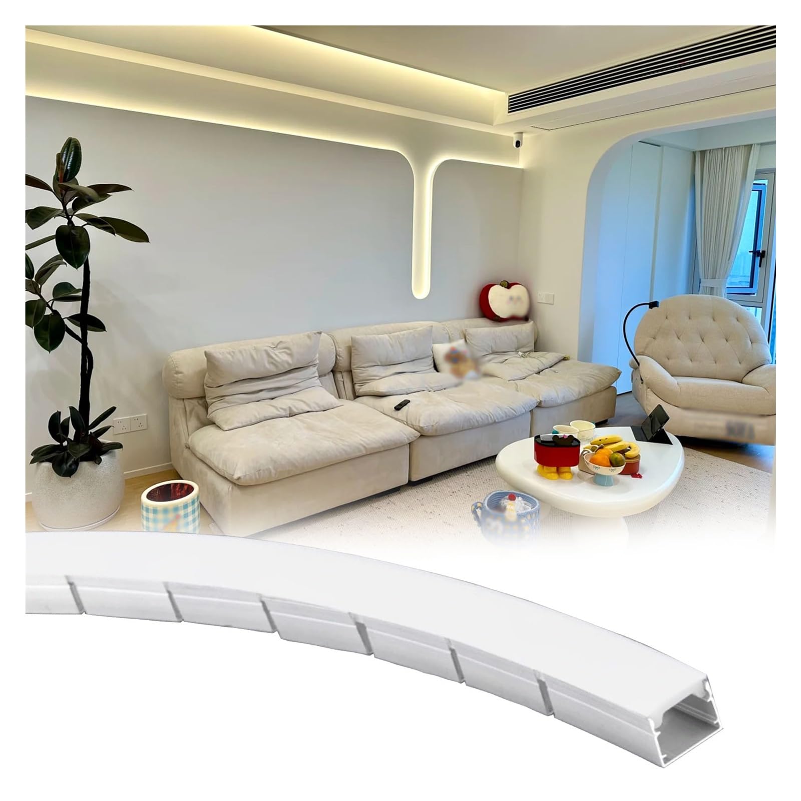 Wwzhyx One Color Square 10Mm Led Channel 10M, Ceiling Led Strip Light Wide Track Diy Decor, Indoor Outdoor Light Strip Waterproof Channels Flexible Easy To Install(10M/32.8Ft/393.7In)