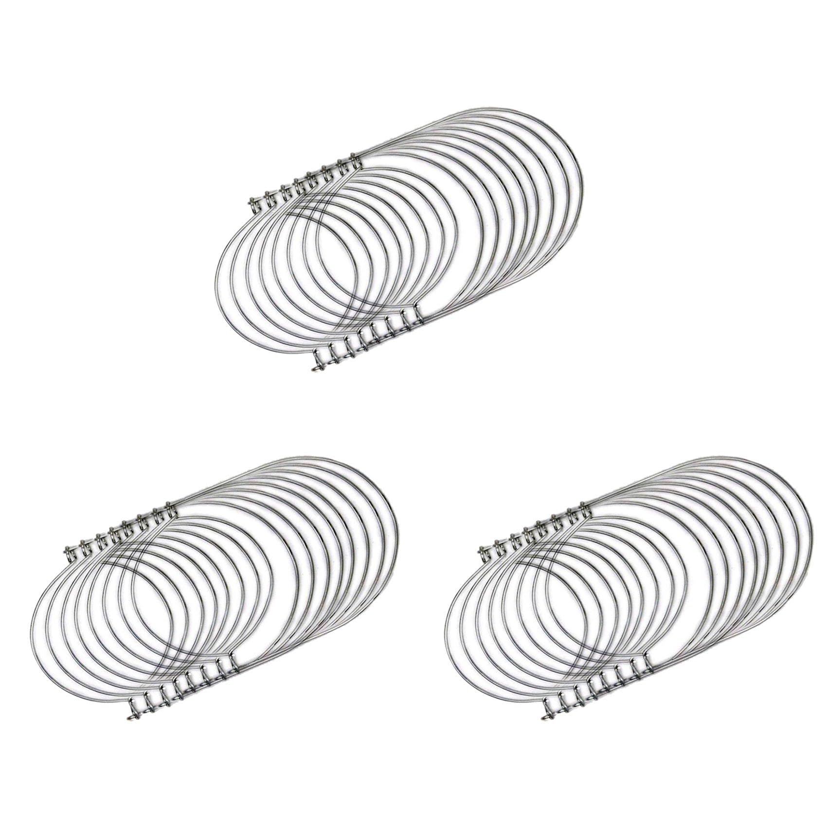 Hndhbfgrt 24 Pack Stainless Steel Wire Handles (Handle-Ease) for Jar, Ball Pint Jar, Canning Jars, Silver(Not Included Jars)