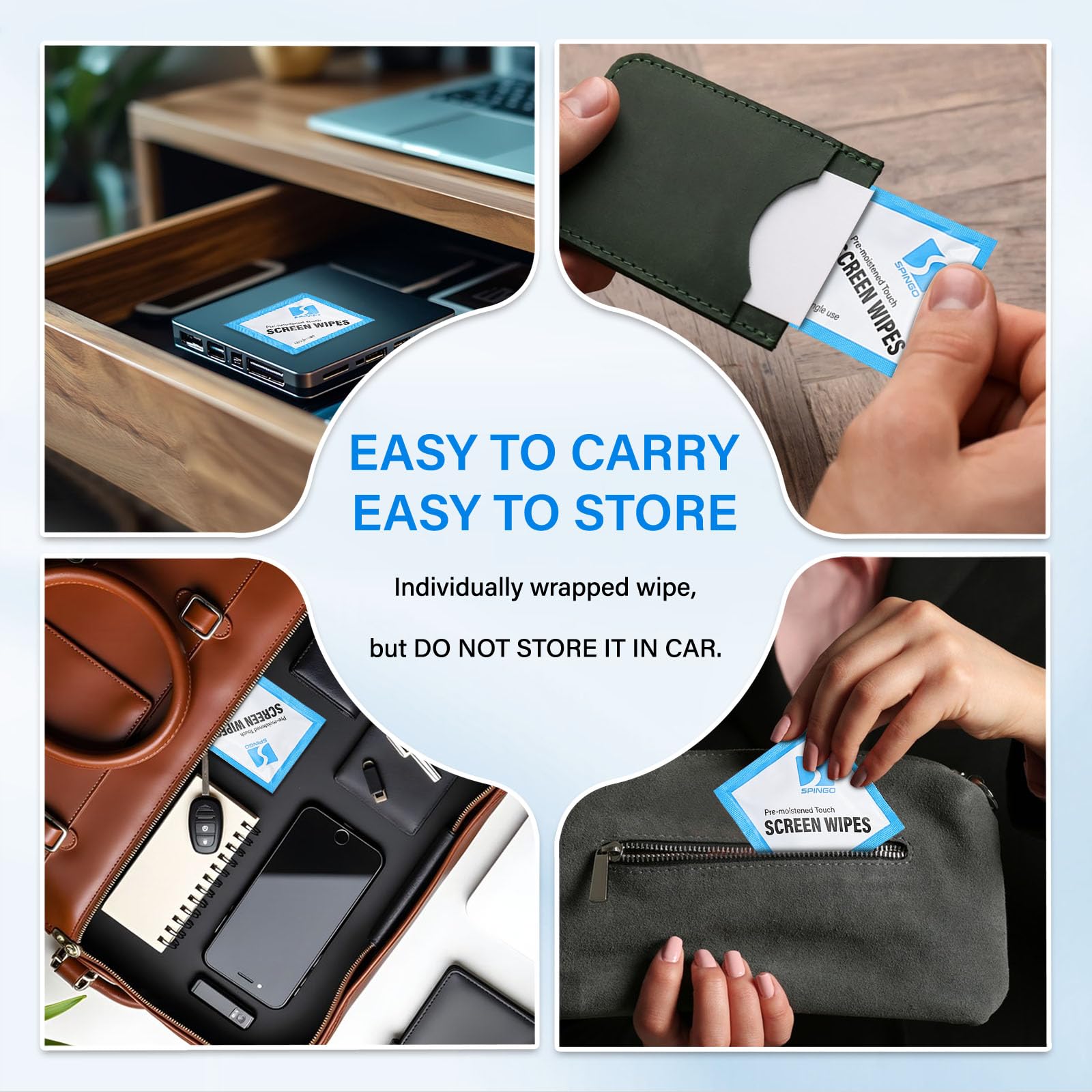 Toallitas limpiadoras de pantalla táctil, prehumedecidas y envueltas individualmente para iPad, iPhone, lentes, control remoto de drones, fórmula sin rayas (200 unidades)