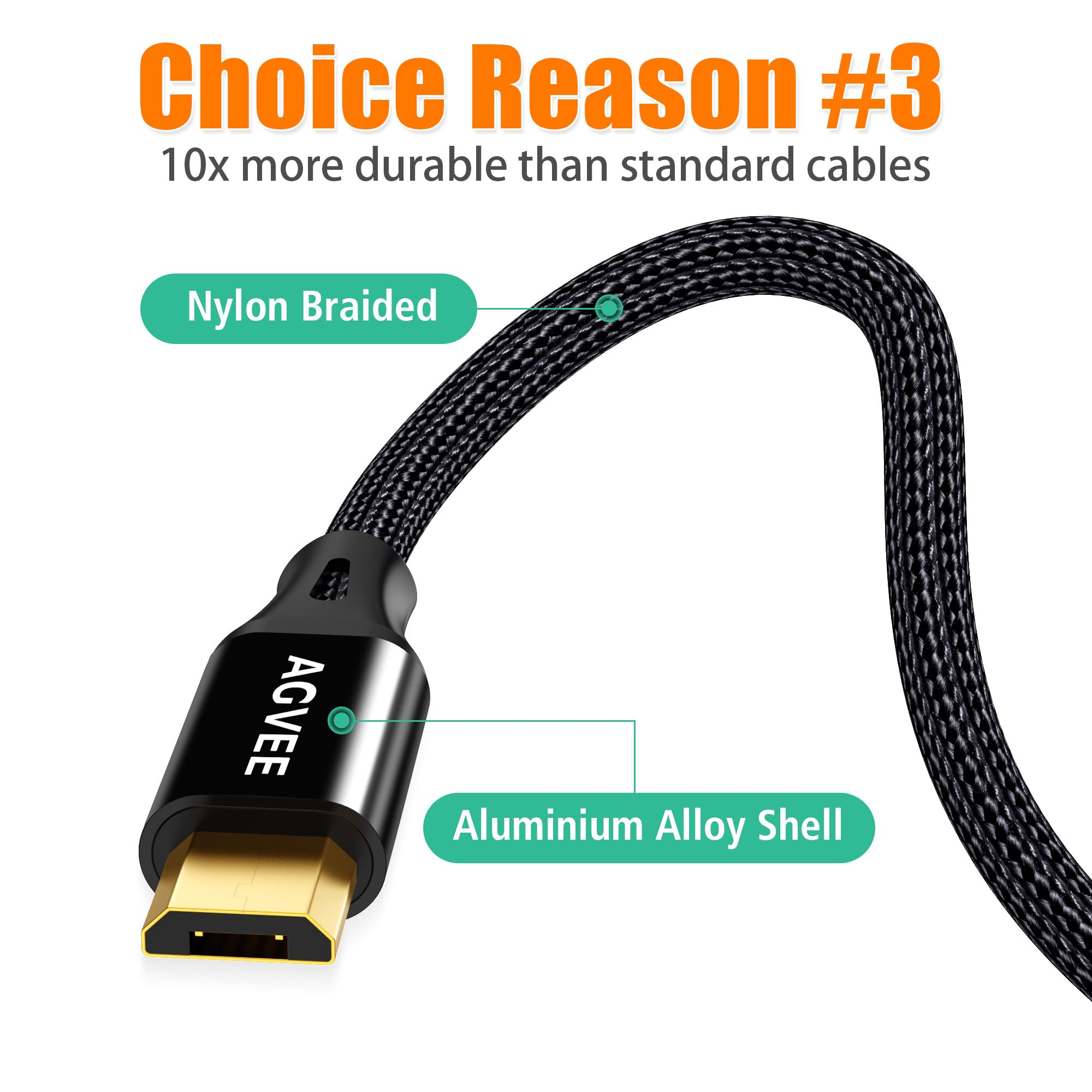 AGVEE Cavo dati di ricarica USB da 1,5 m con anello magnetico compatibile con pompa per insulina Tandem t:Slim X2, ricambio per cavo di ricarica per la cura del diabete tandem, accessori per pompe