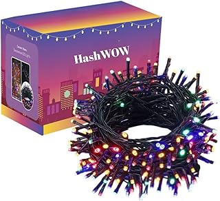 HashWOW® 10 Meter LED Decorative String Fairy Rice Diwali Lights for Decoration for Home Indoor and Outdoor Lights, Festival, Party, Garden, Diwali, Christmas, Ramadan, Wedding (Multicolour Pack of 1)