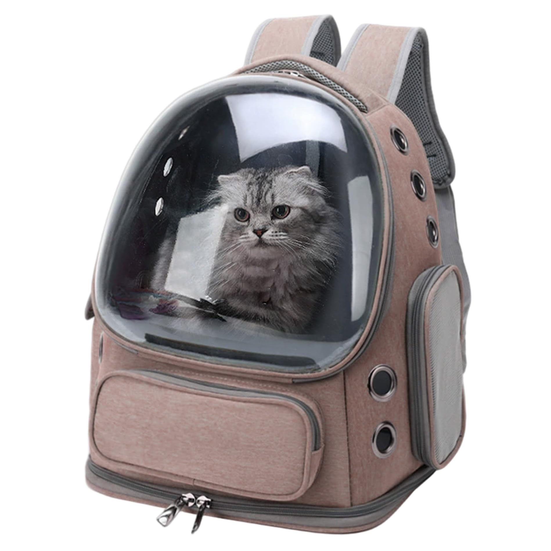 Mochila para gato ergonómica Jorzer 3D transpirable que evita el estrés