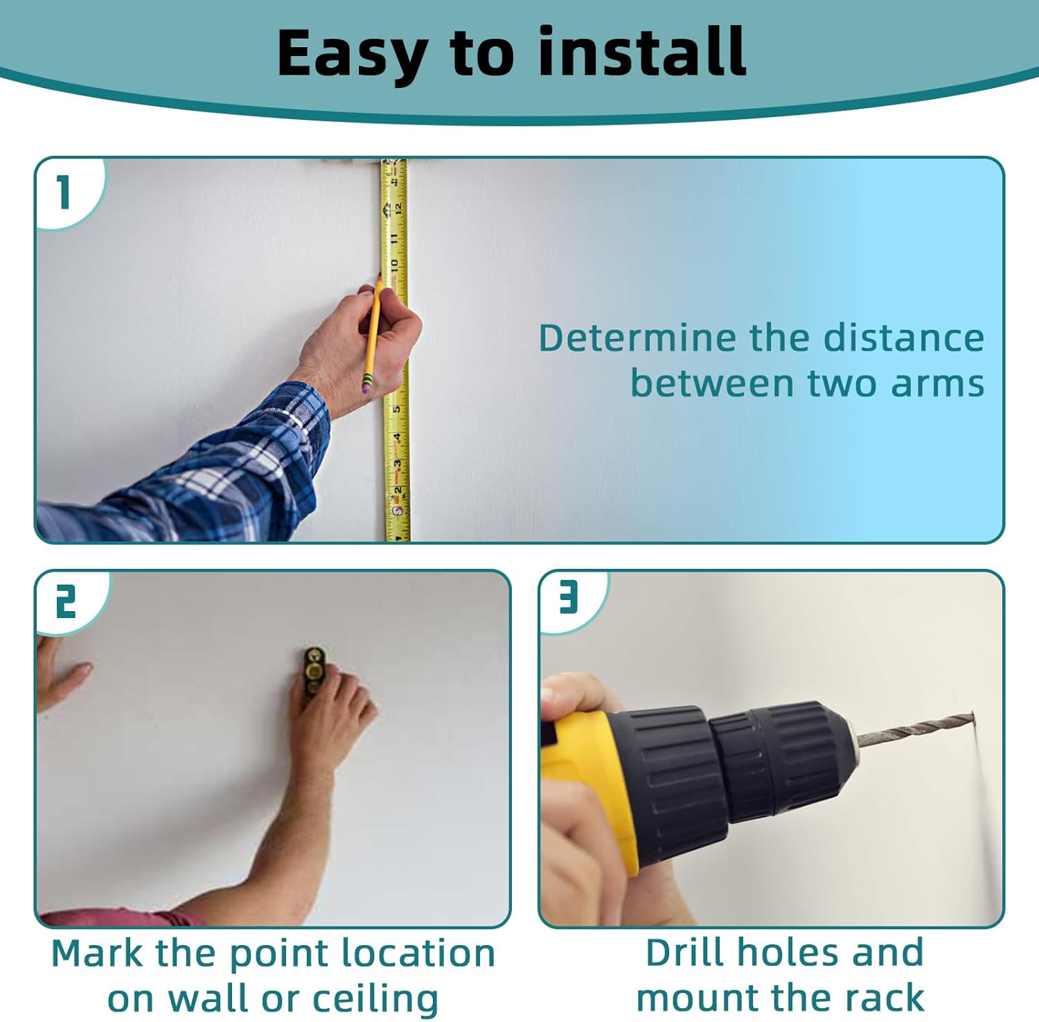 SUP Paddleboard Storage Rack, Surfboard Wall Mount and Kayak Rack for Garage Ceiling Wall Storage,Heavy-Duty Indoor Board Paddle Organizer, 50 lbs Max,Hang 1-3 Surf or SUP Boards