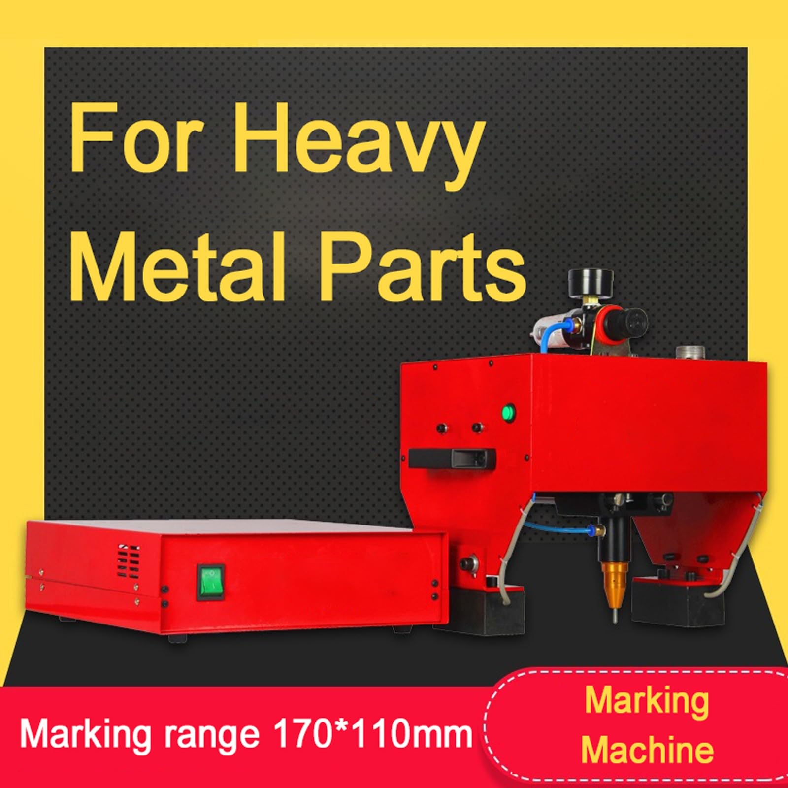 Máquina de marcado por punta, máquina de grabado de marcado de metal, estampado de números de motor, dispositivo portátil de mano, herramienta de estampado, para hacer letras, números de serie
