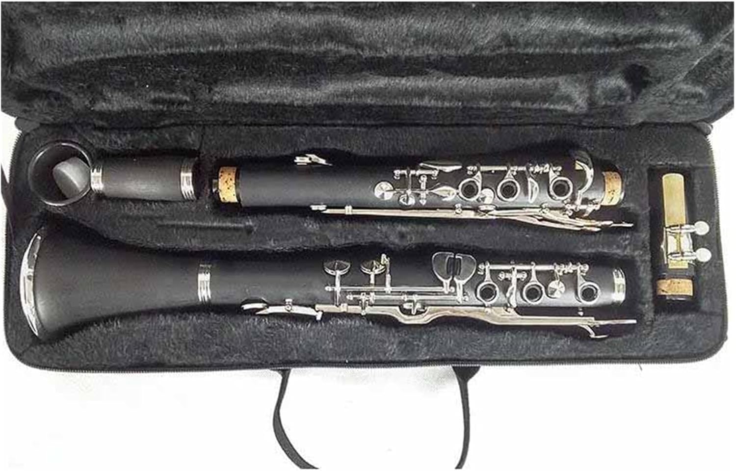 Musical Instrument Eb Tone 11 Key Ebonite Clarinet Nickel Plated