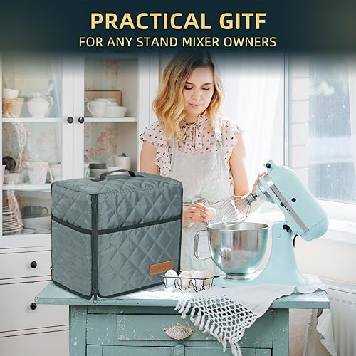 Miniatura 6 de Cubierta para batidora de cocina Kitchenaid - Cubierta para batidora de pie para Kitchenaid, Hamilton Beach 4  4.5 cuartos (mediana)