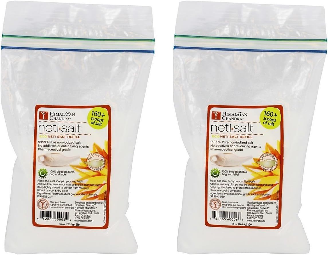 Neti Pot YdgQJ Salt, 10 Ounce (2 Pack) Health & Household