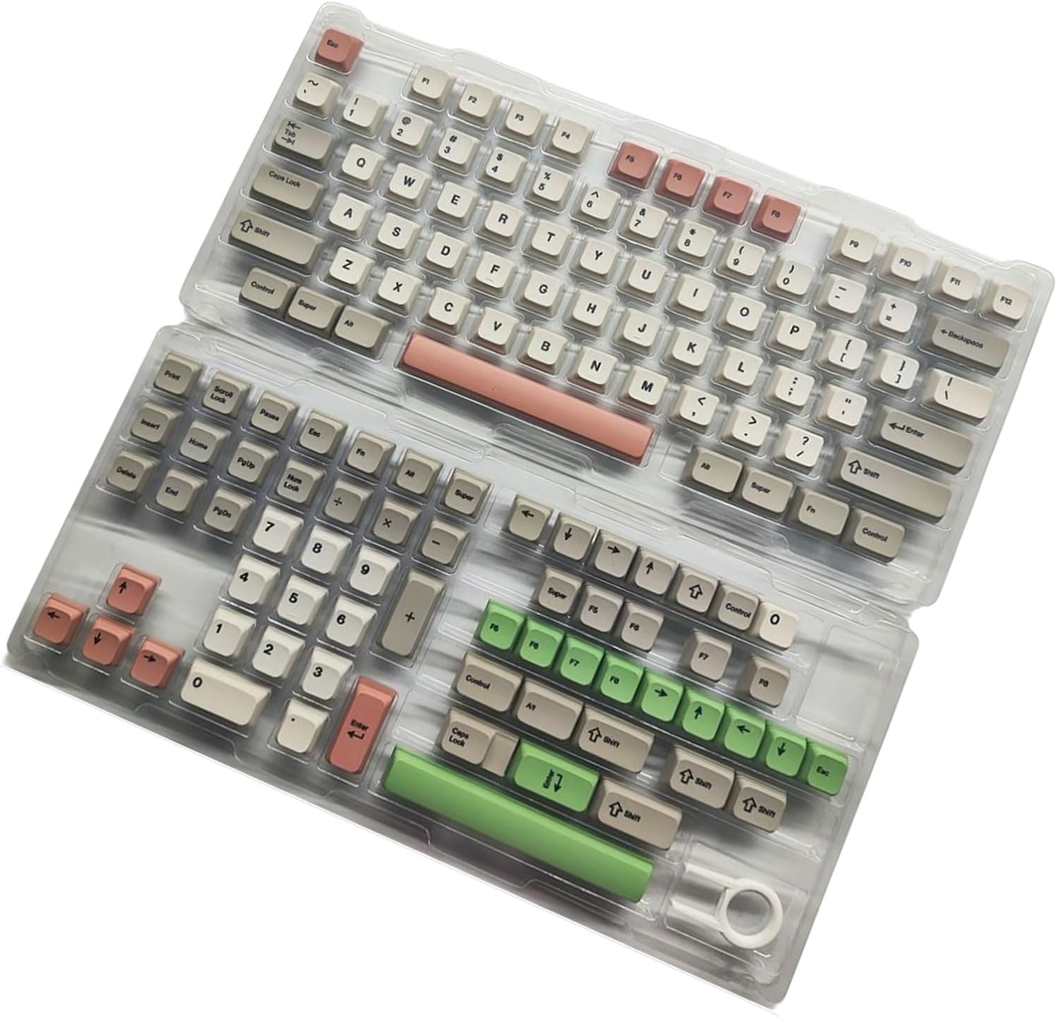 9009 Retro Theme Keycaps Full Set 138Key XDA Height PBTs Dye Sublimation Keycap for Mechanical Keyboards XDA Profile Keycaps