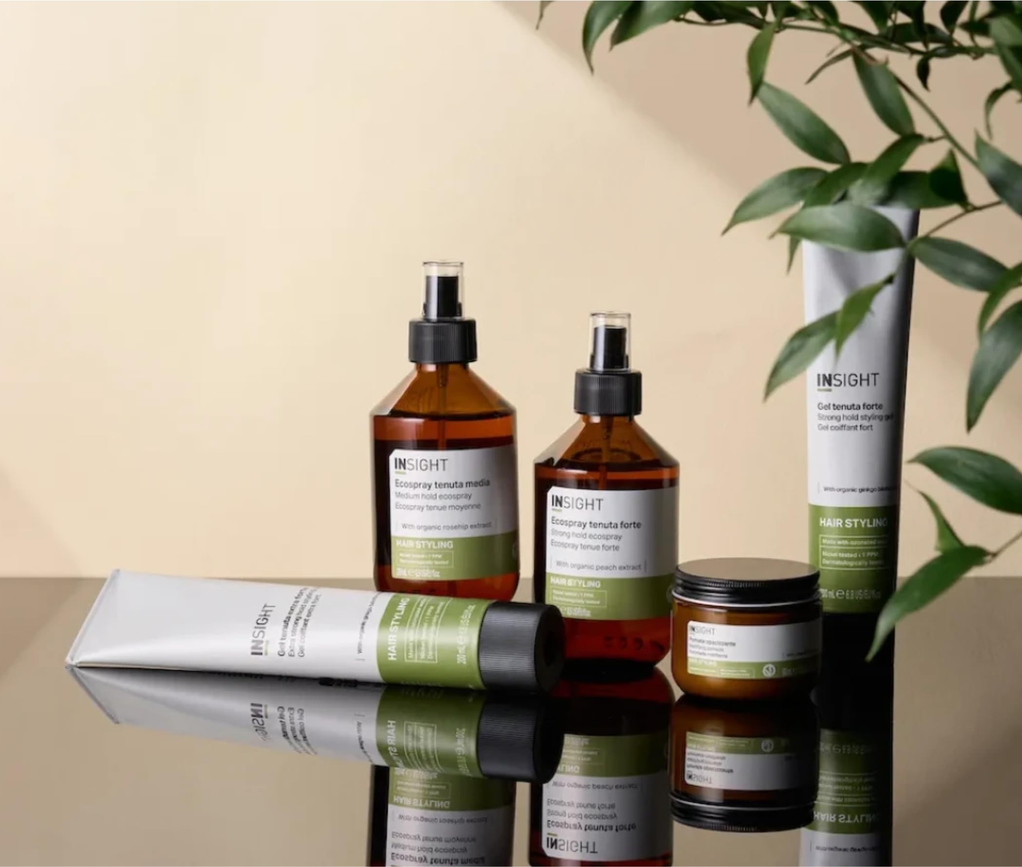 Insight Liquid Crystals 100ml | Aceite de sésamo orgánico y aceite de linaza con efecto fluido que realza el brillo del cabello, para un acabado perfecto después del peinado