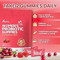 Vista 5 de VivoNu Gomitas probióticas para mujer, gomitas de equilibrio femenino, gomitas prebióticas Mezcla de prebióticos y probióticos Lactobacillus