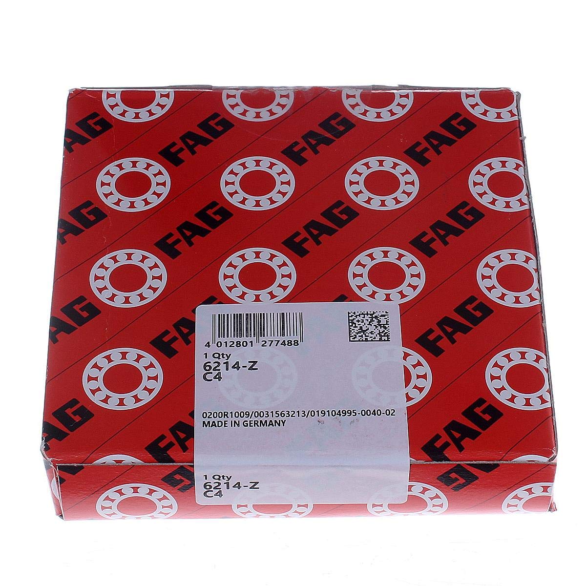 6214-Z-C4 FAG Rodamiento de bolas cojinete 70,00x125,00x24,00mm